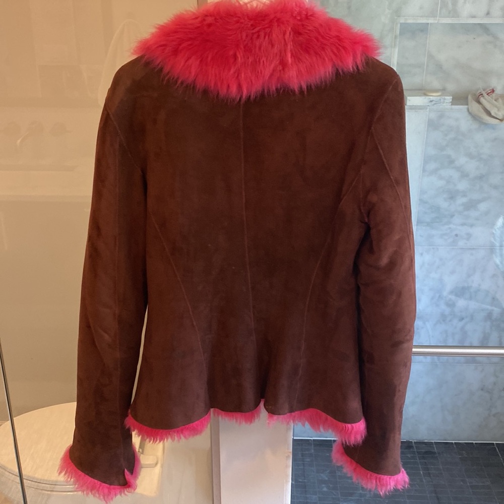 Suede Leather Jacket - image 7